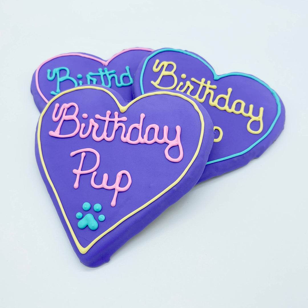 Furry Belly Bake Shop - Birthday Heart Crunchy Oat Cookie: Vibe Assortment