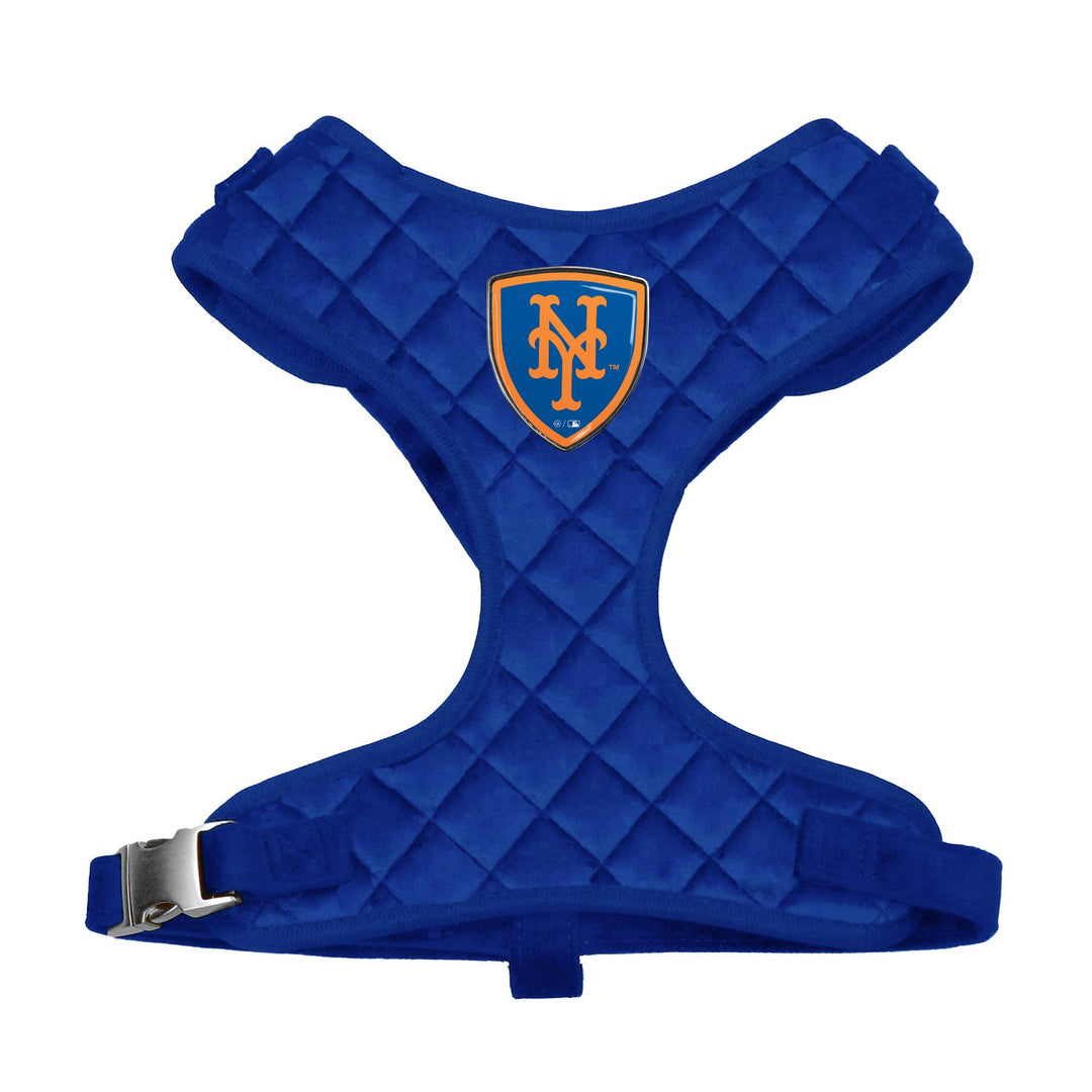 Little Earth Productions - MLB New York Mets Velvet Pet Harness: X-Large