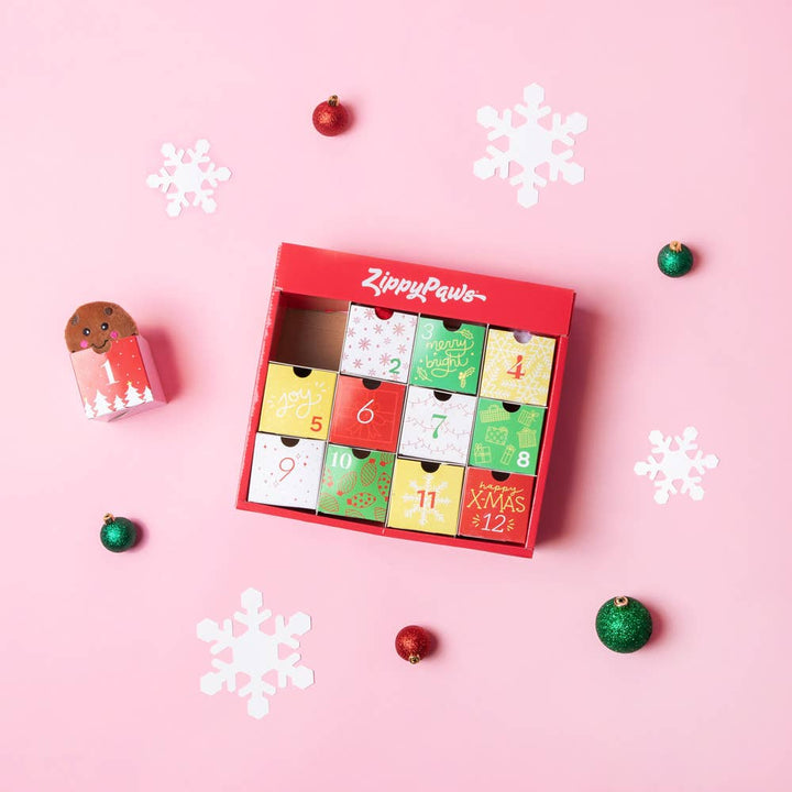 ZippyPaws - Holiday - Advent Calendar - Christmas Dog Toy