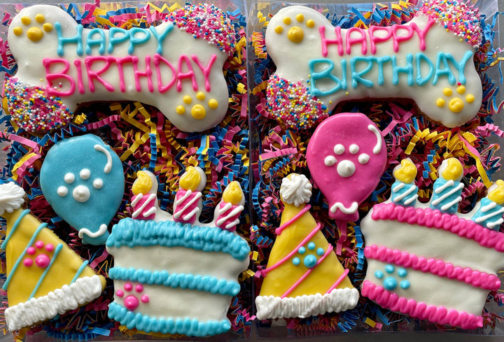 YumYum4DOGS - Happy Fiesta PAWTY Dog Treat (GIFT BOX): Happy birthday