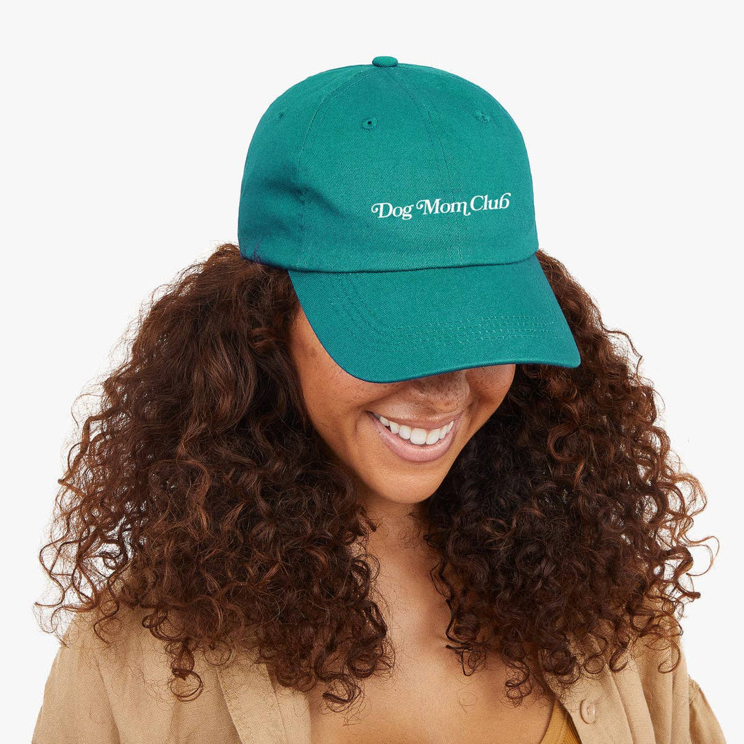 Trill Paws - Dog Mom Club Hat - Green: One size