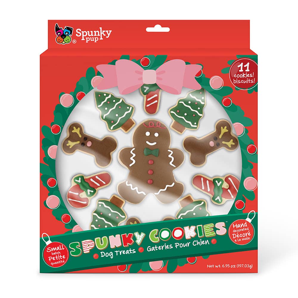 Spunky Pup - Frosted Cookie Tray Holiday