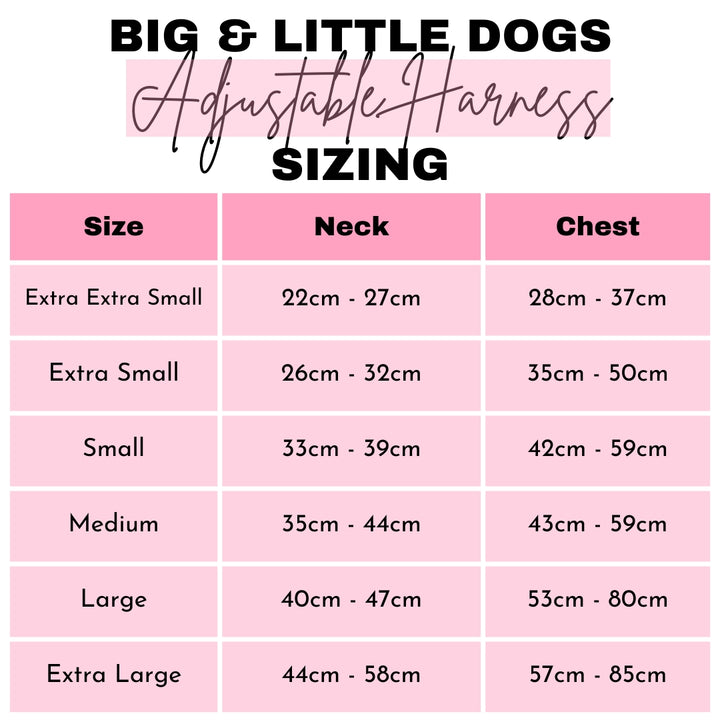 Big and Little Dogs - ADJUSTABLE DOG HARNESS: Alien Invasion