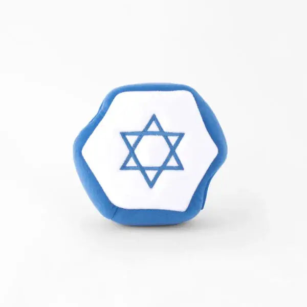 ZippyPaws - Hanukkah Burrow - Star of David - Holiday Dog Toy
