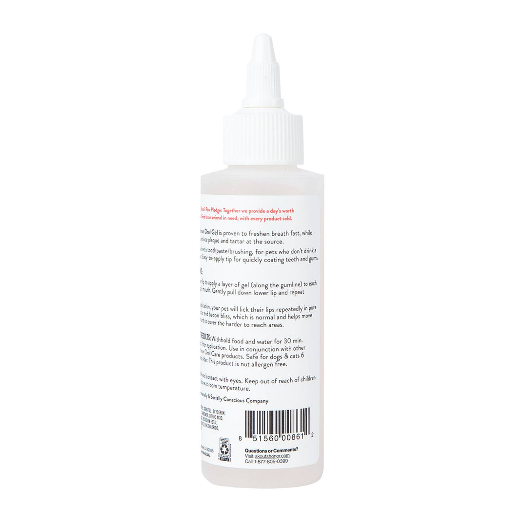 Pet Palette Distribution - Skout's Honor Oral Gel: Peanut Butter & Bacon 4oz