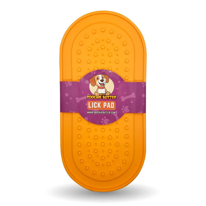 Poochie Butter - 4oz Dog Calming Butter + Oval Lick Mat