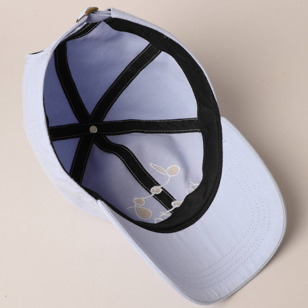 Fashion City - Dog Mom Lettering Embroidery Baseball Cap: One Size / CLAY