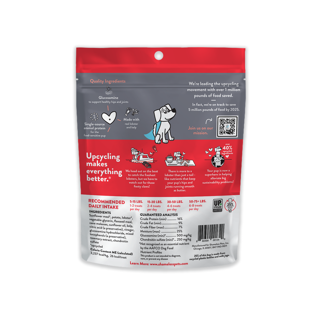 Shameless Pets - Lobster Rollover Soft Baked Dog Treats
