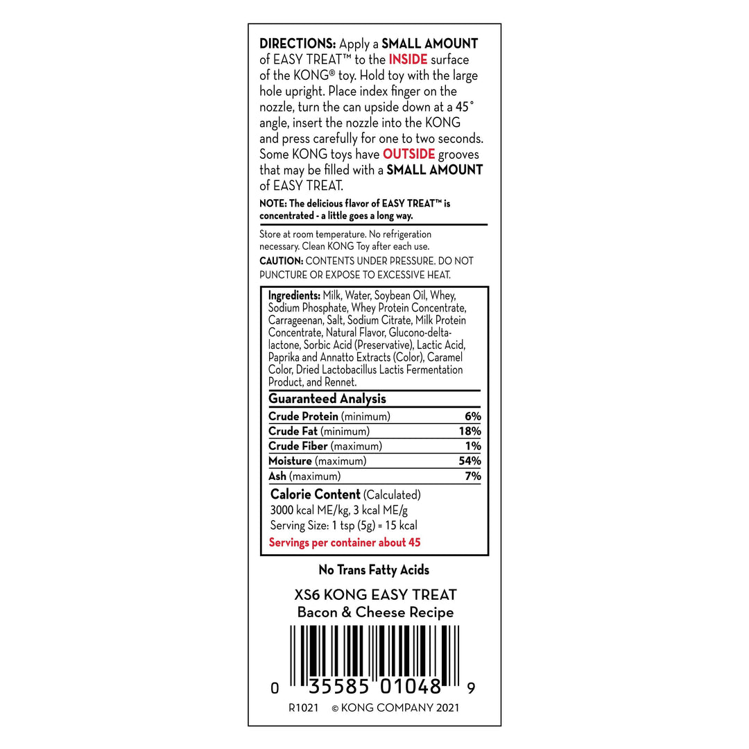 Pet Palette Distribution - KONG® Easy Treat® Bacon & Cheese 8 oz