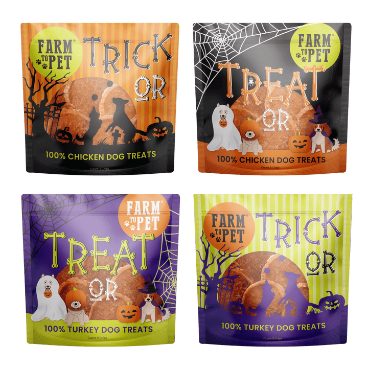 Farm to Pet - Halloween Snack Pack Dog Treat Bundle