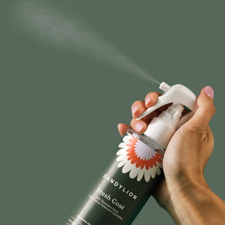 Dandylion - Fresh Coat Daily Cleansing Spray | Waterless No-Rinse Shampoo