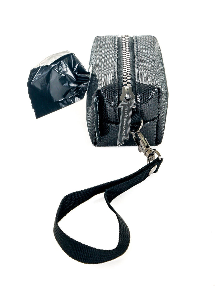 Fydelity - 30328: poopyCUTE: Fashionable Waste Bag Holder-GLAM Black