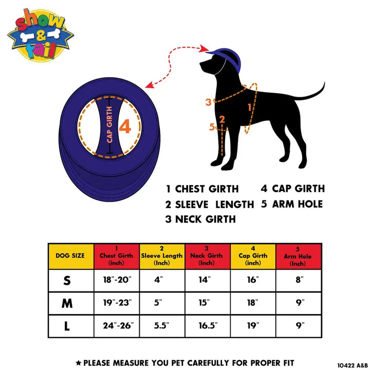 Show & Tail - Pet Apparel - The Home Ruff: L