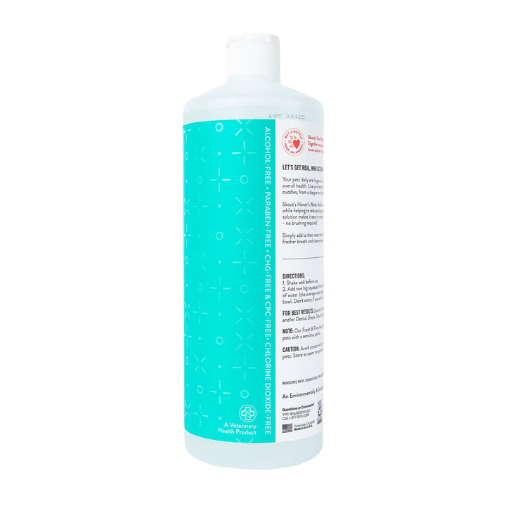 Pet Palette Distribution - Skout's Honor Oral Care Water Additive: Flavorless 32 oz