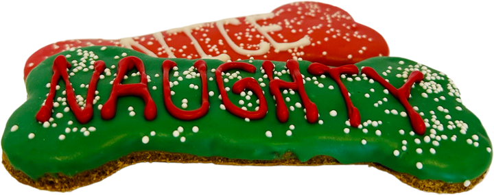 DELCO DOG CO. - Naughty/Nice  6" Dog Bones