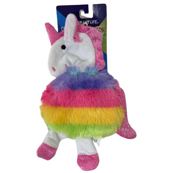 St. Louis Wholesale LLC - Vibrant Life Pet - Unicorn Cozy Buddy - Squeaker And Crinkle
