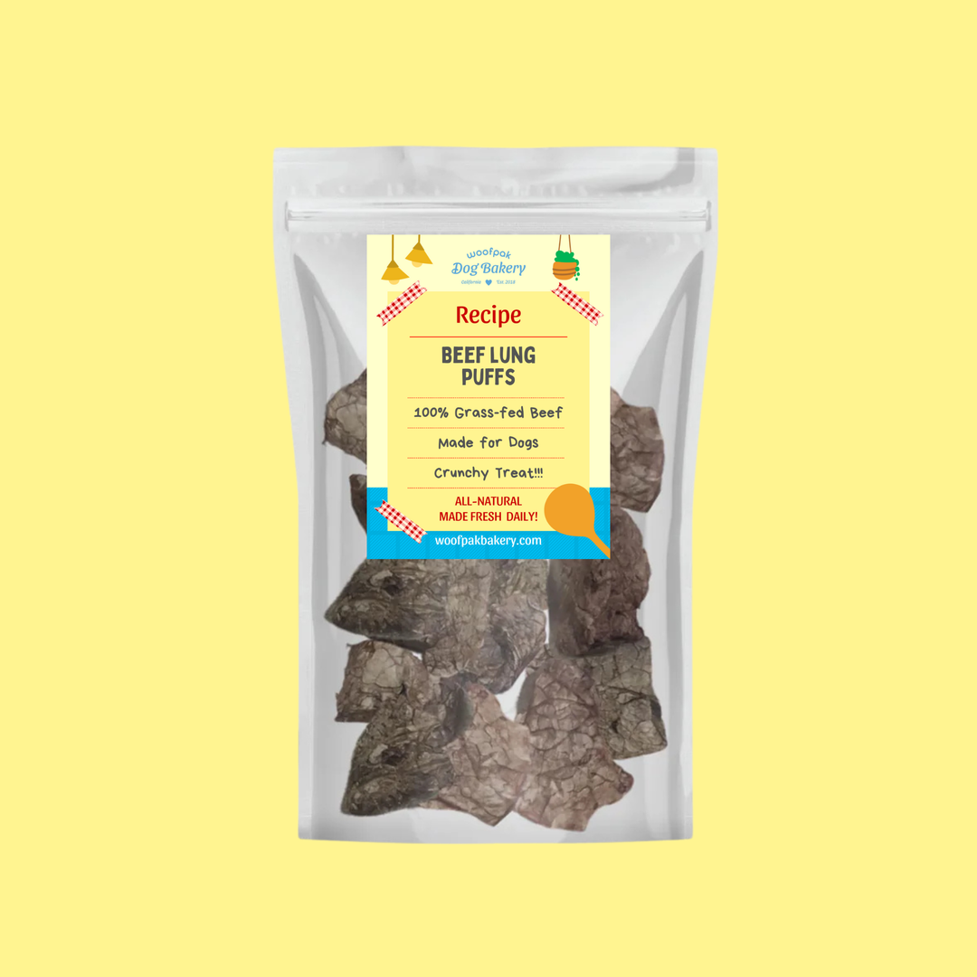 Woofpak Dog Bakery - Beef Lung Puffs