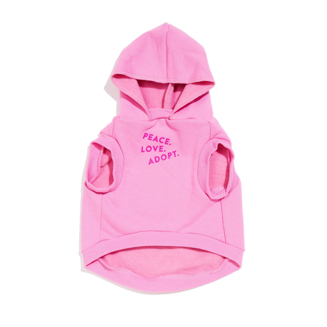 Found My Animal - BIG FULL HEART ANIMAL HOODIE, CANDY PINK + MAGENTA: Medium