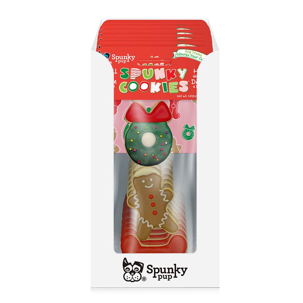 Spunky Pup - Frosted Cookies - Holiday: Santa - XL