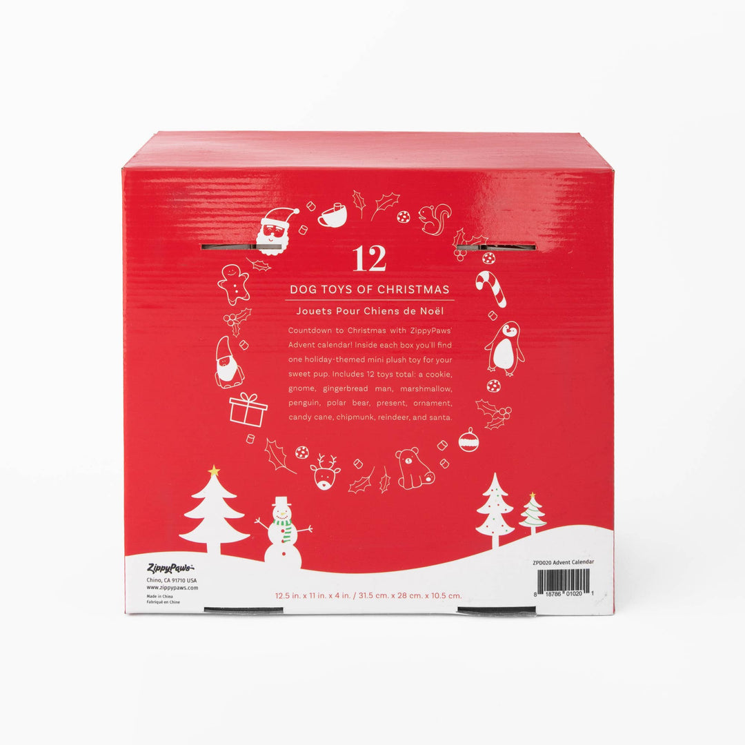 ZippyPaws - Holiday - Advent Calendar - Christmas Dog Toy