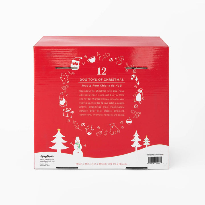 ZippyPaws - Holiday - Advent Calendar - Christmas Dog Toy