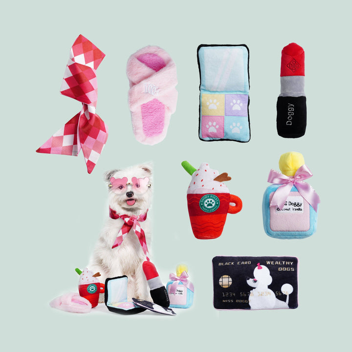 Nocciola - Nocciola 8 PCS Girl Dog Toys for Puppies Small Medium Dogs