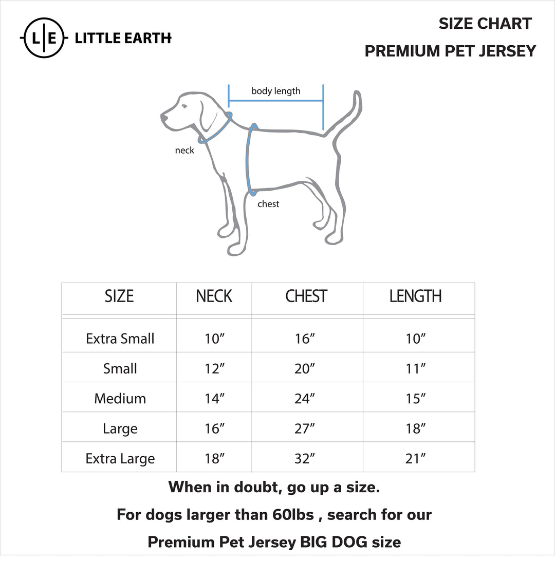 Little Earth Productions - NFL New York Giants Pet Premium Jersey: X-Small