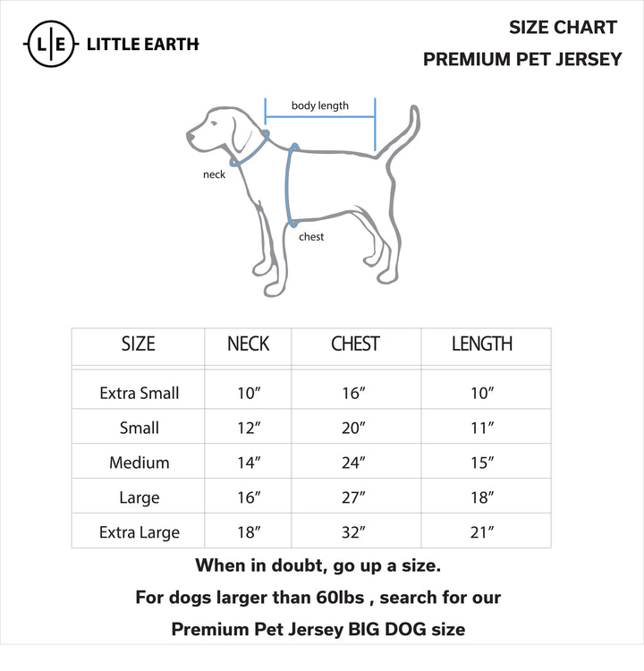 Little Earth Productions - NFL New York Giants Pet Premium Jersey: X-Small