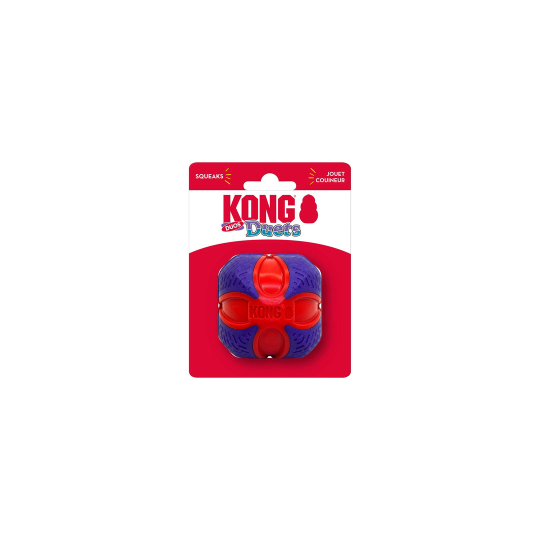 Pet Palette Distribution - KONG® Duets Duos Ball Dog Fetch Toy Medium