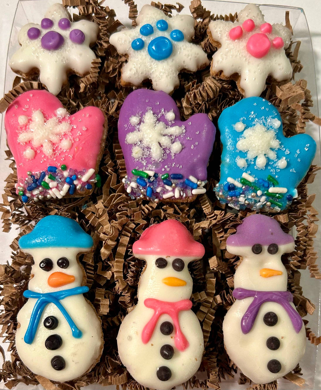 DELCO DOG CO. - Winter Assorted Mini Dog Treat Gift Box