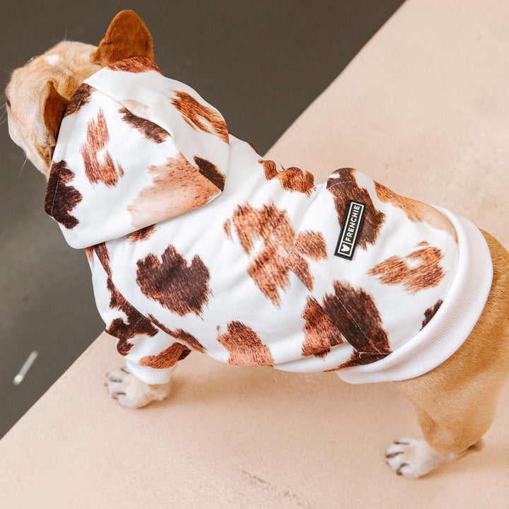 Frenchie - Frenchie Dog Hoodie - Moo: M