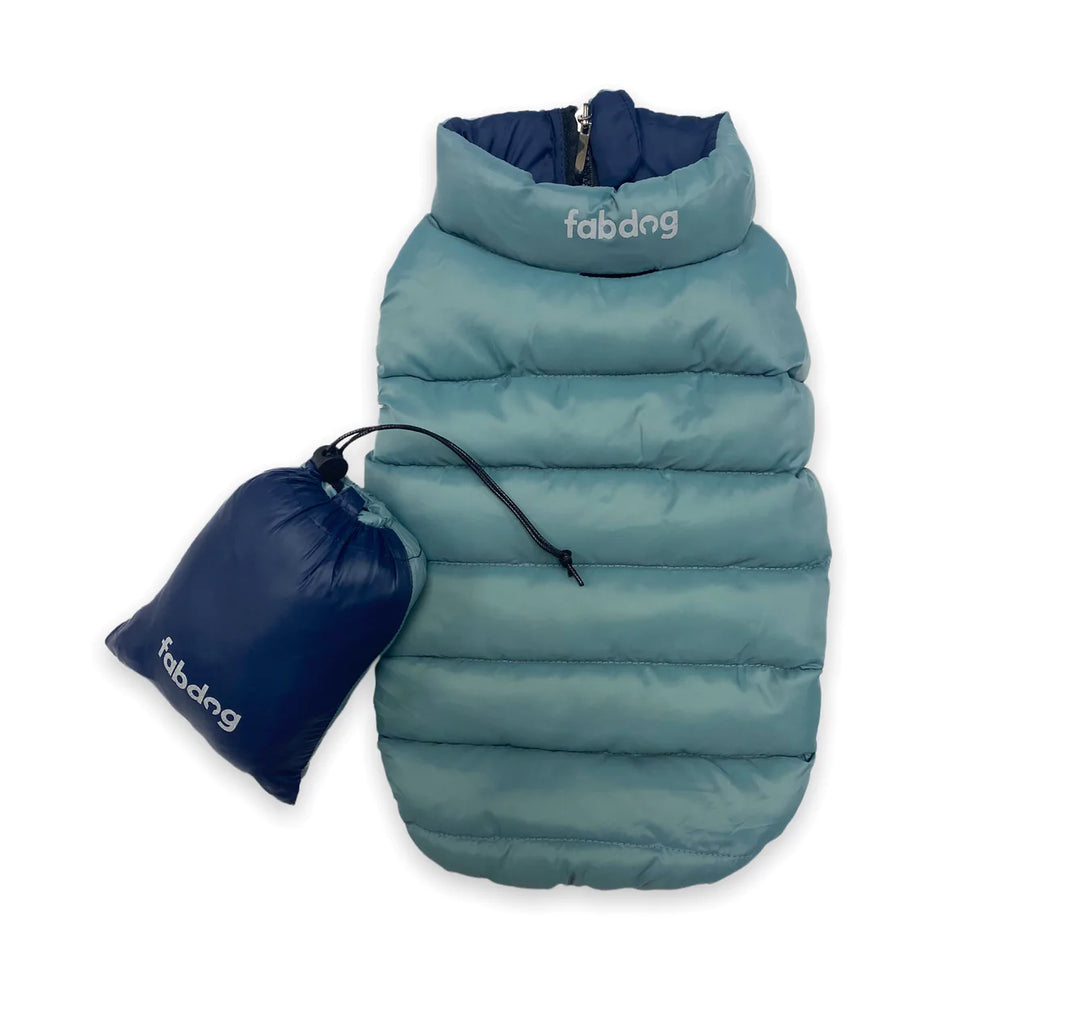 Fab Dog - Blue Combo Pack N Go Reversible Puffer