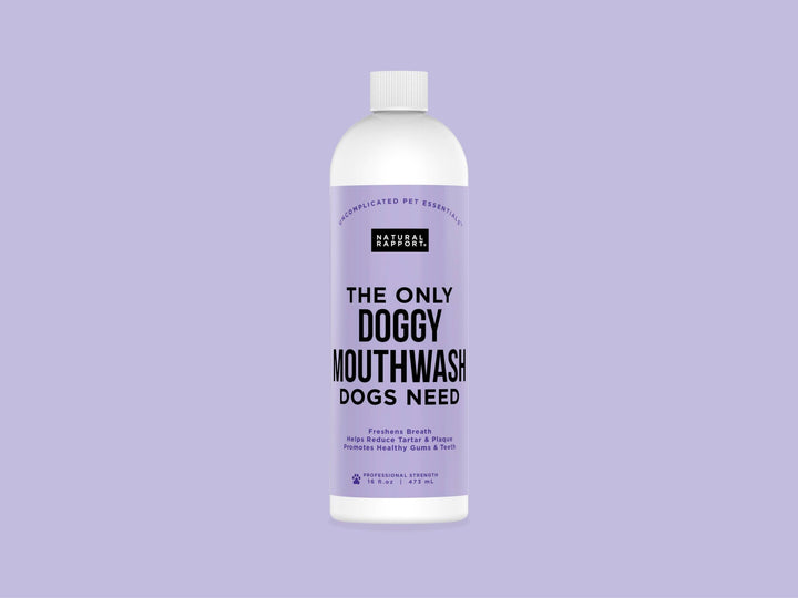 Natural Rapport - The Only Doggy Mouthwash Dogs Need