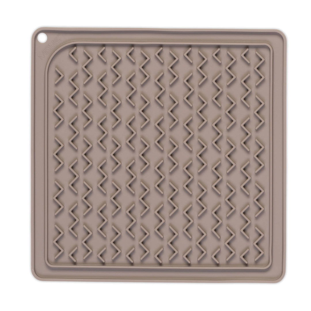 Pet Palette Distribution - Messy Mutts Silicone Therapeutic Feeding Mat Grey