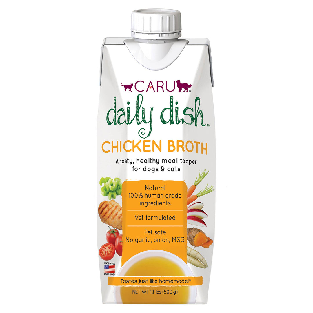 Caru - Caru Daily Dish Chicken Broth for Dogs & Cats