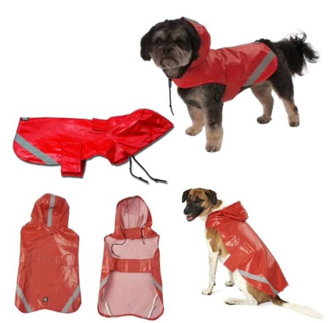 St. Louis Wholesale LLC - London Raincoat Slickers- Petrageous- Red XL