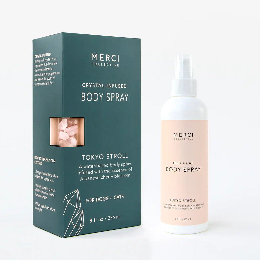 Merci Collective -Crystal Infused Luxury Body Spray Tokyo Stroll Scent