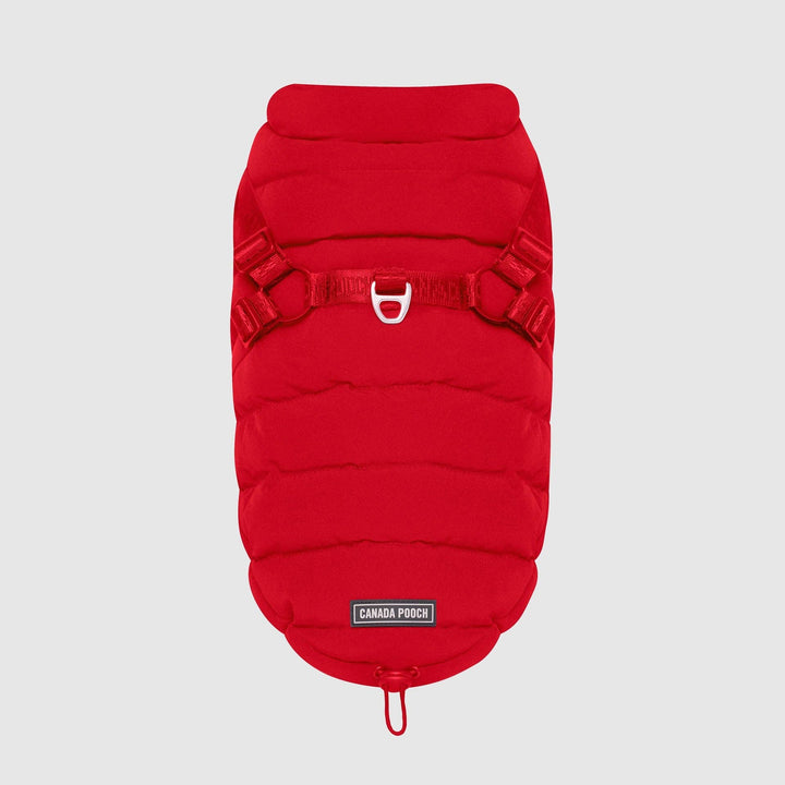 Canada Pooch - Harness Puffer Red