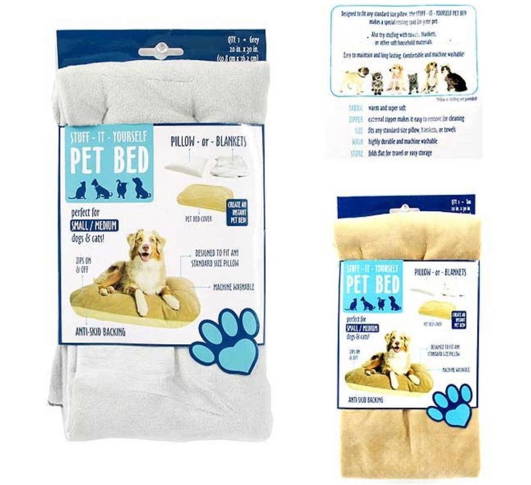 St. Louis Wholesale LLC - Stuff It Pet Beds- Anti Skid Backing 20"x30"
