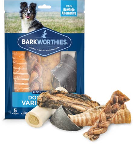 Pet Palette Distribution - Barkworthies Medium Variety Pack